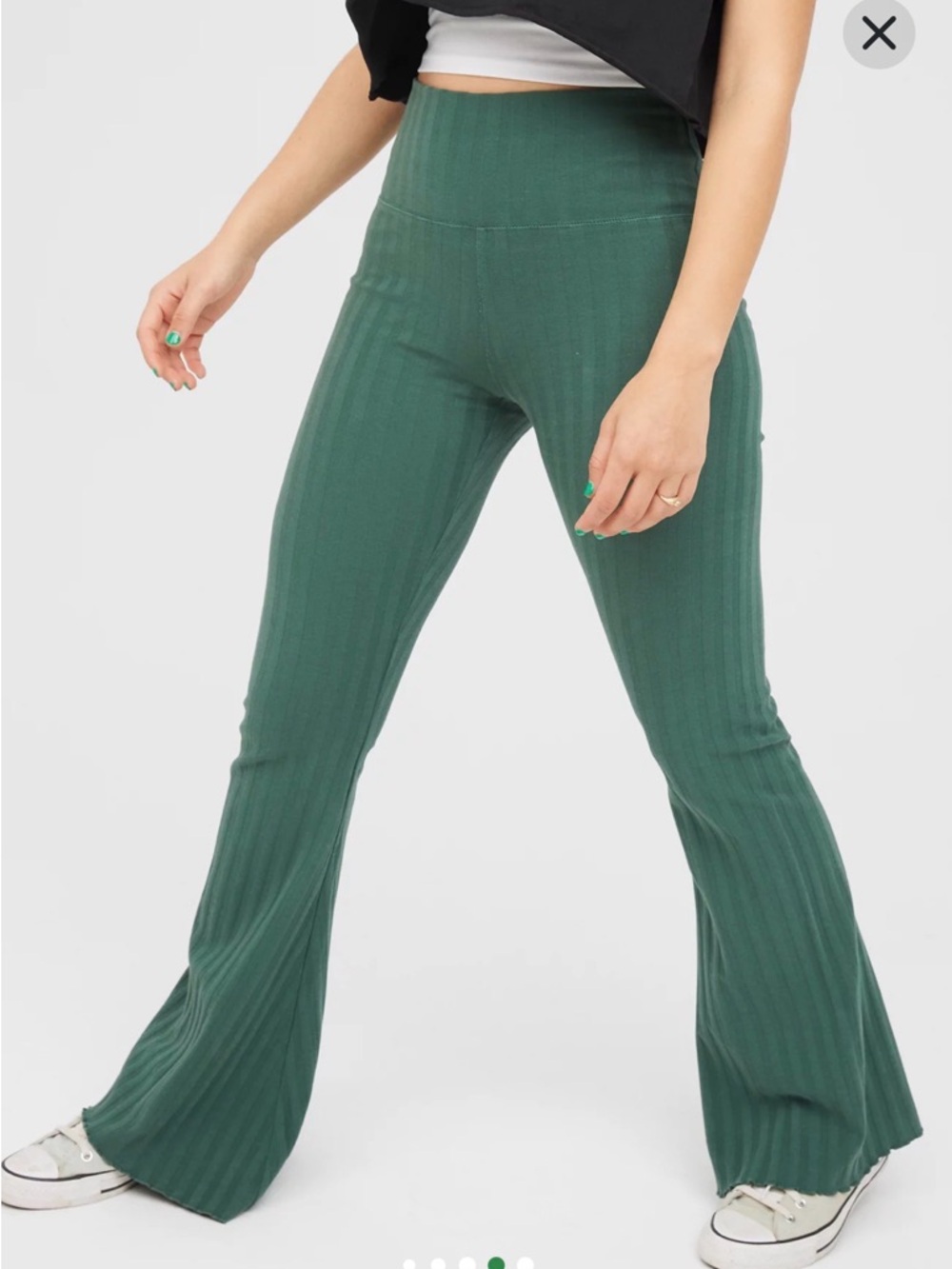 Aerie Offline OG Groove Flare Leggings